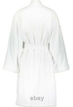 White Polo Ralph Lauren Bath Robe 100% Cotton SIZE MEDIUM