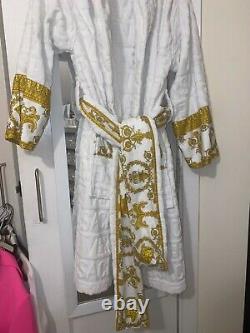 White Versace Bathrobe/dressing Gown Size Small Unisex