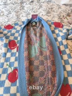 Wiggle Wiggle Cherry Lounge Long Bathrobe Night Fluffy Soft Dressing Gown