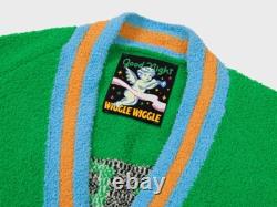 Wiggle Wiggle Don't Panic G Lounge Long Bathrobe Night Fluffy Soft Dressing Gown