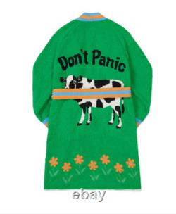 Wiggle Wiggle Don't Panic Lounge Long Bathrobe Night Fluffy Soft Dressing Gown