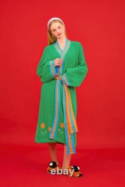 Wiggle Wiggle / Don't Panic Lounge Long Bathrobe Night Fluffy Soft Dressing Gown