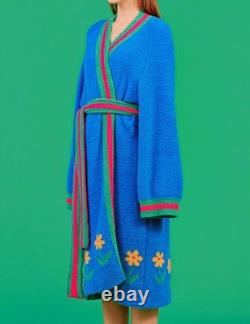 Wiggle Wiggle Don't Panic Lounge Long Bathrobe Night Fluffy Soft Dressing Gown