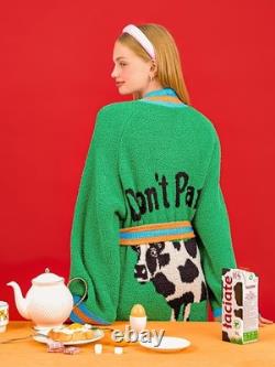 Wiggle Wiggle / Don't Panic Lounge Long Bathrobe Night Fluffy Soft Dressing Gown