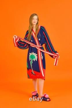 Wiggle Wiggle / Drunk Lounge Long Bathrobe Night Fluffy Soft Dressing Gown Korea