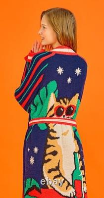 Wiggle Wiggle / Drunk Lounge Long Bathrobe Night Fluffy Soft Dressing Gown Korea