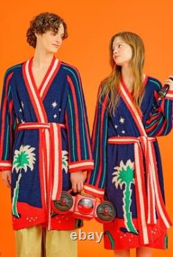 Wiggle Wiggle / Drunk Lounge Long Bathrobe Night Fluffy Soft Dressing Gown Korea