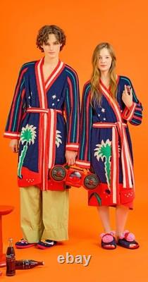 Wiggle Wiggle / Drunk Lounge Long Bathrobe Night Fluffy Soft Dressing Gown Korea