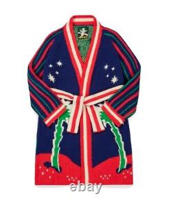 Wiggle Wiggle Drunken Cat Lounge Long Bathrobe Night Fluffy Soft Dressing Gown