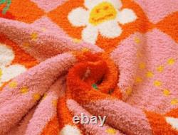 Wiggle Wiggle Smile Cherry Lounge Long Bathrobe Night Fluffy Soft Dressing Gown