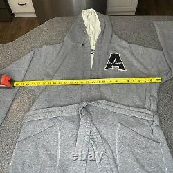 Wings + Horns Ace Hotel NYC Patch Boulder Grey Bathrobe Sleep Robe One Size