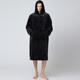 Women Hooded Flannel Plus Size Cartoon Sleep Coral Fleece Bathrobe Nightgowns