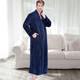 Women Plus Size Bathrobe Lovers Flannel Thermal Bath Robe Robes Dressing Gown