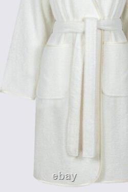 Women's 100% Organic Cotton Bathrobe Cream