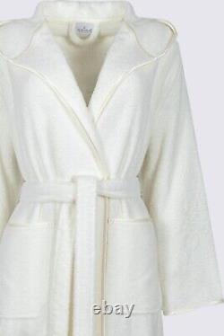 Women's 100% Organic Cotton Bathrobe Cream