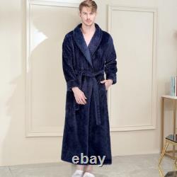 Womens Thick Waffle Long Kimono Bath Robe Plus Size Bathrobe Dressing Gown Robes