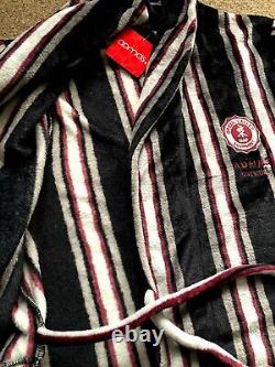 Worm Very Soft like a Velvet Striped with Pockets Bathrobe Dressing-Gown