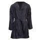 Y-3 Yohji Yamamoto Adidas Men's Embossed Logo Bath Robe Black Size Small HD3307