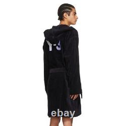 Y-3 Yohji Yamamoto Adidas Men's Embossed Logo Bath Robe Black Size Small HD3307