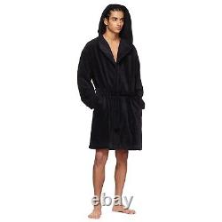 Y-3 Yohji Yamamoto Adidas Men's Embossed Logo Bath Robe Black Size Small HD3307