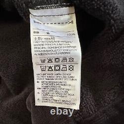 Y-3 Yohji Yamamoto Adidas Men's Embossed Logo Bath Robe Black Size Small HD3307