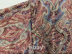 Yves Delorme Paris M. In. France Polyester Paisley Men's Bathrobe/night Dress XL