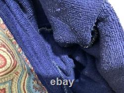 Yves Delorme Paris M. In. France Polyester Paisley Men's Bathrobe/night Dress XL