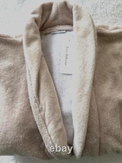 Yves Delorme Points Large Size Bath Robe In Cafecre Color