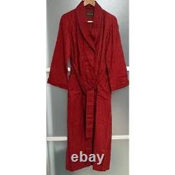 Yves Saint Laurent Men's Bathrobe Free Size Red Length 126cm Unused