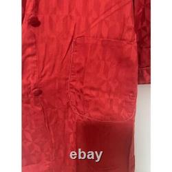 Yves Saint Laurent Men's Bathrobe Free Size Red Length 126cm Unused