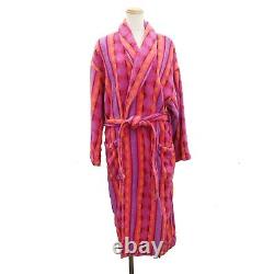 Yves Saint Laurent Used Bathrobe Pink Multicolor Cotton 100% Size LA #AG765 S