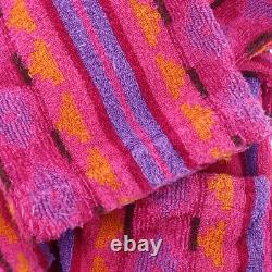 Yves Saint Laurent Used Bathrobe Pink Multicolor Cotton 100% Size LA #AG765 S